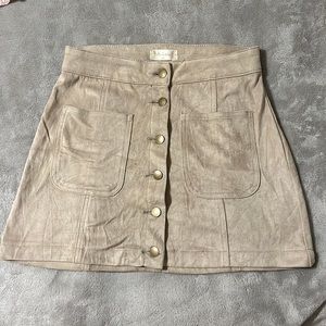 ALTAR’D STATE SUEDE SKIRT